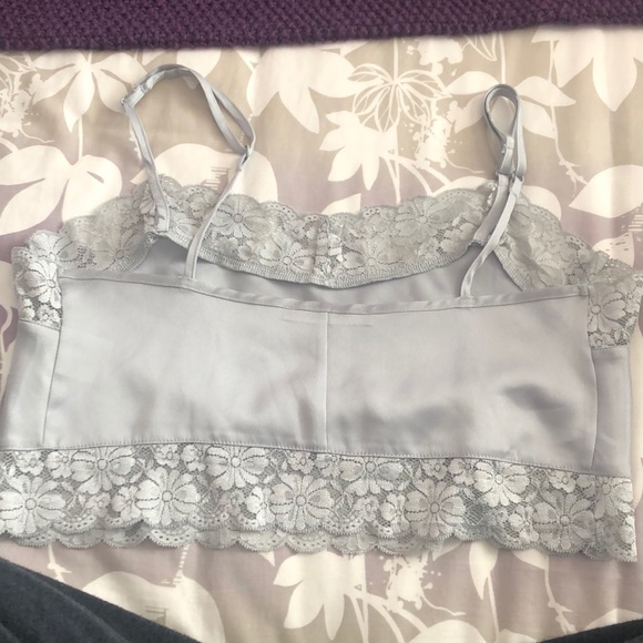 Bundle: two lace crop tops (blue and white) - Picture 3 of 5